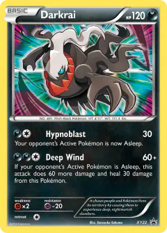 Darkrai XY22 Promo card from XY Black Star Promos