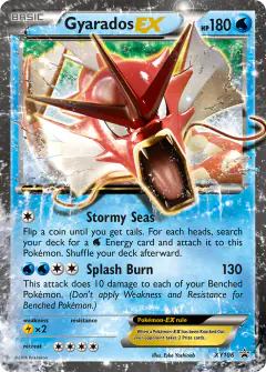 Gyarados-EX XY106 Promo card from XY Black Star Promos