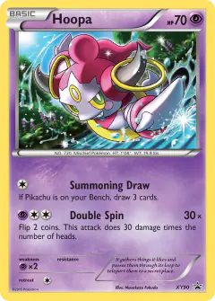 Hoopa XY90 Promo card from XY Black Star Promos