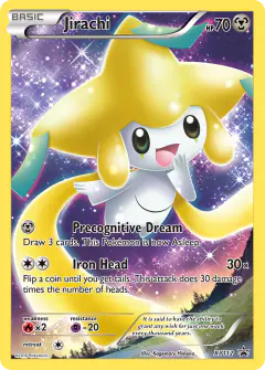 Jirachi XY112 Promo card from XY Black Star Promos
