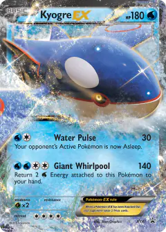 Kyogre-EX XY41 Promo card from XY Black Star Promos