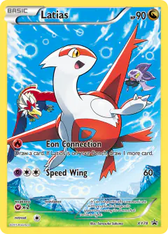 Latias XY78 Promo card from XY Black Star Promos