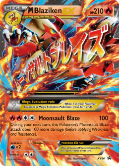 M Blaziken-EX XY86 Promo card from XY Black Star Promos