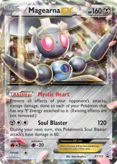 Magearna-EX XY175 Promo card from XY Black Star Promos