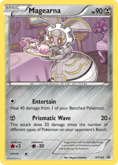 Magearna XY165 Promo card from XY Black Star Promos