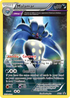 Malamar XY58 Promo card from XY Black Star Promos