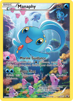 Manaphy XY113 Promo card from XY Black Star Promos