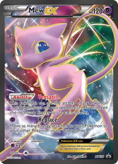 Mew-EX XY126 Promo card from XY Black Star Promos