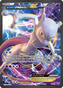 Mewtwo-EX XY125 Promo card from XY Black Star Promos