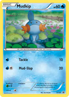 Mudkip XY38 Promo card from XY Black Star Promos