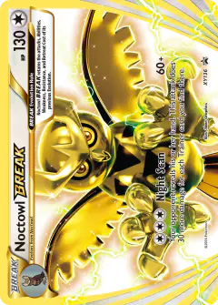 Noctowl BREAK XY136 Promo card from XY Black Star Promos