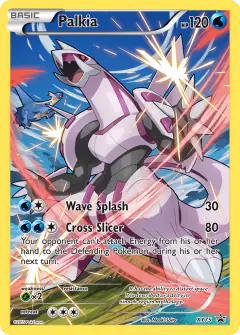 Palkia XY75 Promo card from XY Black Star Promos