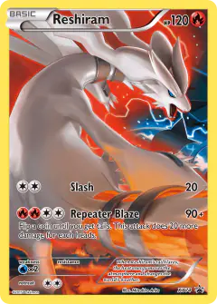 Reshiram XY74 Promo card from XY Black Star Promos