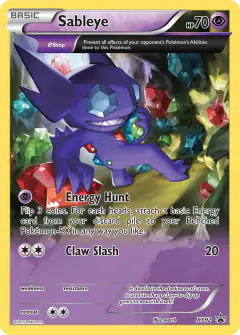Sableye XY92 Promo card from XY Black Star Promos