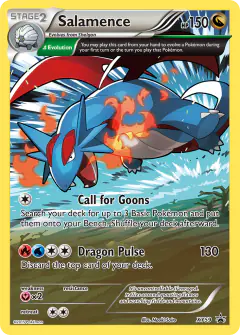 Salamence XY59 Promo card from XY Black Star Promos
