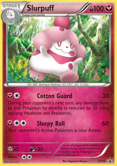 Slurpuff XY15 Promo card from XY Black Star Promos