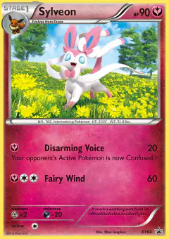 Sylveon XY04 Promo card from XY Black Star Promos