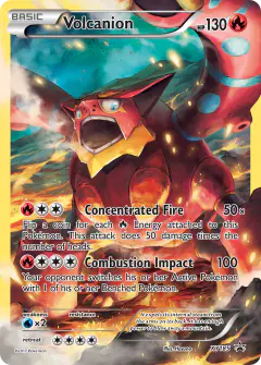 Volcanion XY185 Promo card from XY Black Star Promos