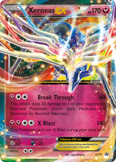 Xerneas-EX XY07 Promo card from XY Black Star Promos