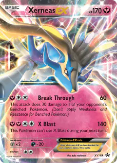 Xerneas-EX XY149 Promo card from XY Black Star Promos