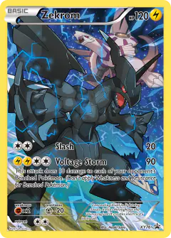 Zekrom XY76 Promo card from XY Black Star Promos