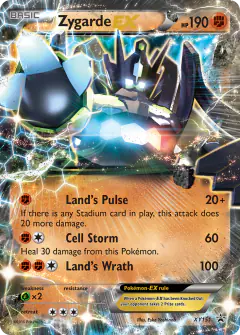Zygarde-EX XY151 Promo card from XY Black Star Promos